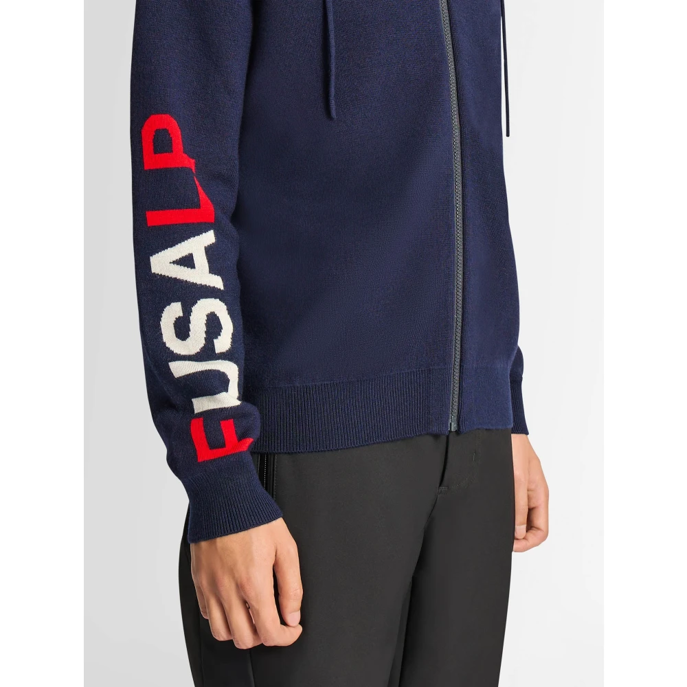 Fusalp Terence Zip-Up Vest Blue Heren