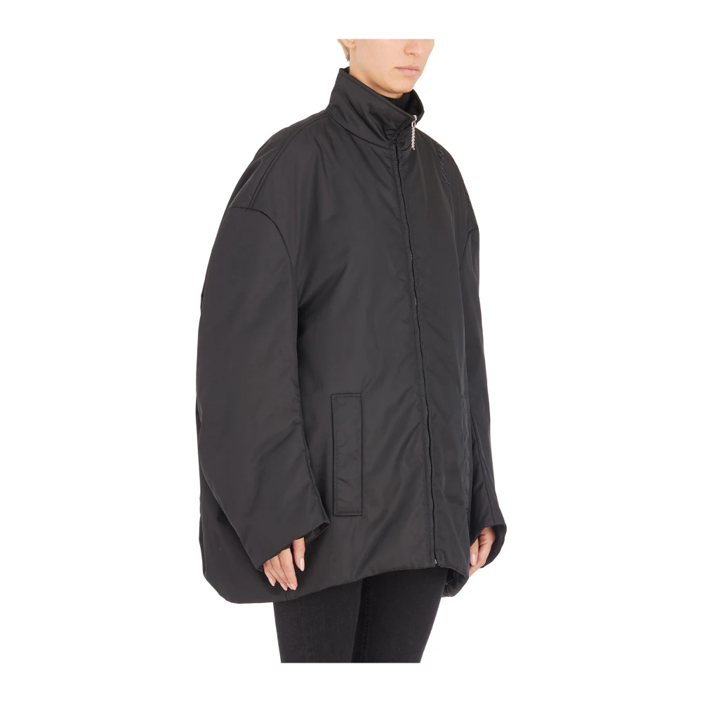 Marni Gewatteerde Cocoon Jas Black Dames