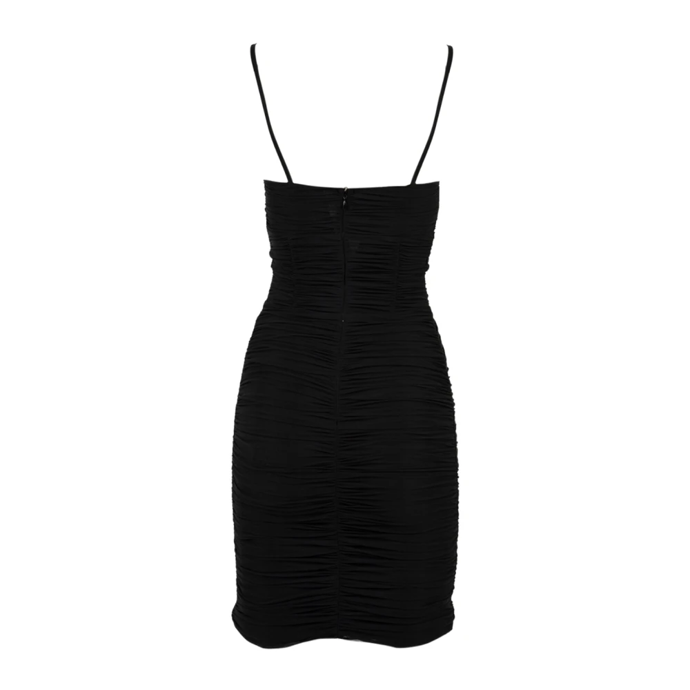 Mar De Margaritas Zwarte Bloemenjurk Mandy Ne01 Black Dames