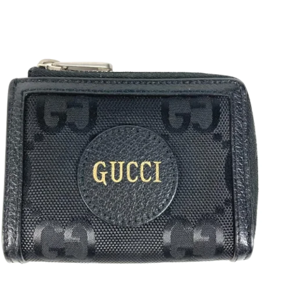 Gucci Vintage Pre-owned Leather wallets Black Dames