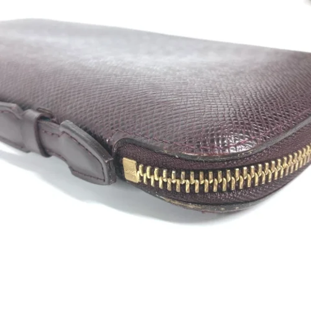 Louis Vuitton Vintage Pre-owned Leather wallets Red Dames