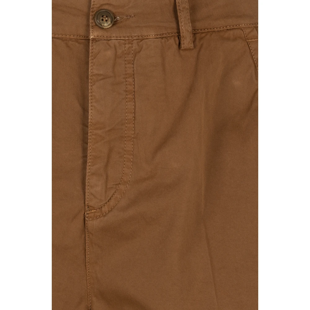40Weft Chino Bermuda Shorts voor Mannen Brown Heren
