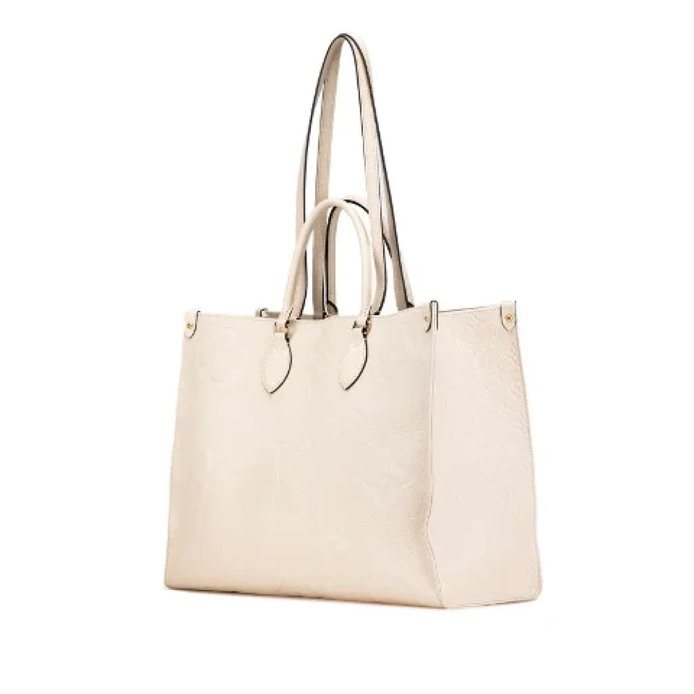 Louis Vuitton Vintage Pre-owned Leather louis-vuitton-bags White Dames