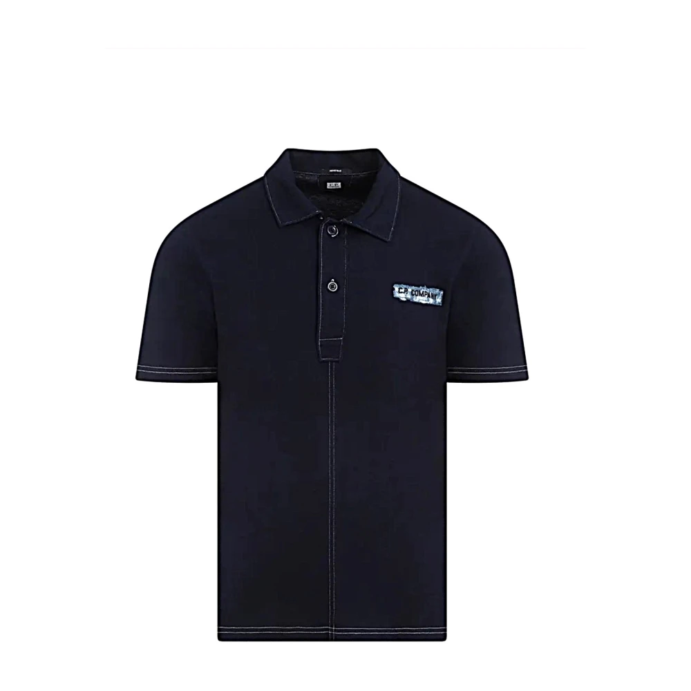 C.P. Company Klassieke Polo Shirt Blue Heren