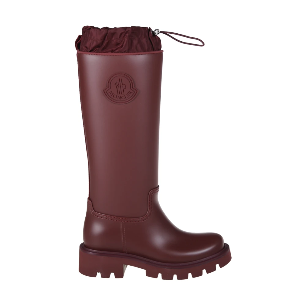 Moncler Kickstream High Rain Boot - Female - Wellies - Brown - 4 Uk - Shoes