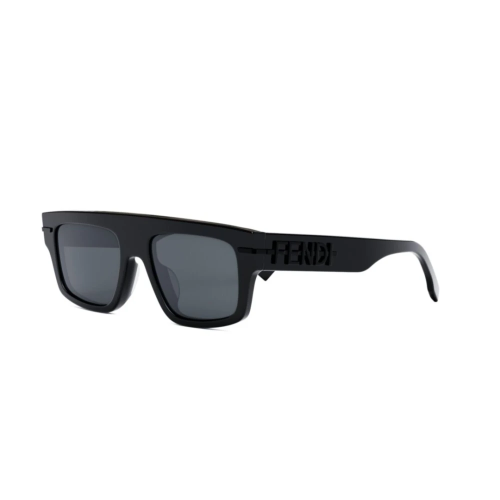 Fendi Unisex Black Sunglasses, 54 Mm, Fendigraph Geometric Sunglasses