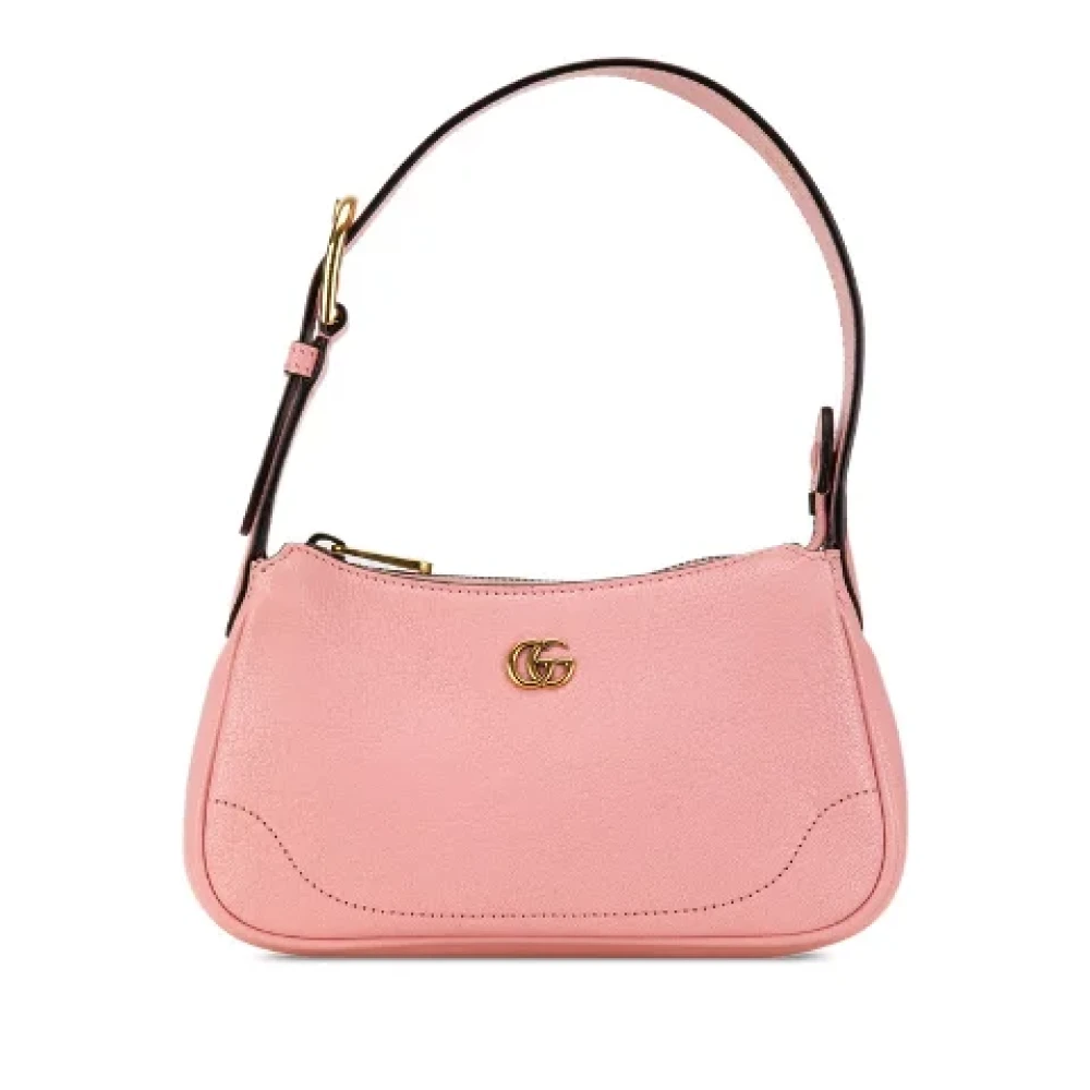 Gucci Vintage Pre-owned Leather gucci-bags Pink Dames