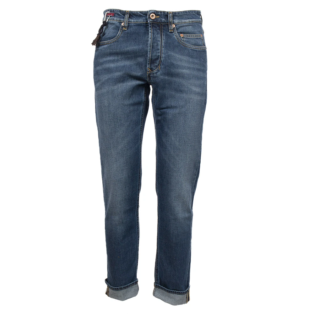 Siviglia Regular Fit Katoenmix 5 Zakken Jeans Blue Heren
