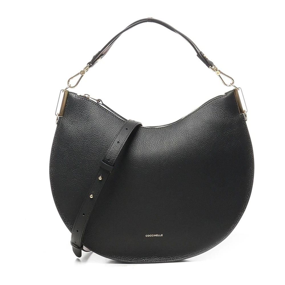 Coccinelle Women's Black Shoulder Bags, One Size, Sunup Hobo Bag