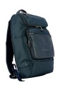 sac-a-dos-en-cuir-et-tissu-bleu
