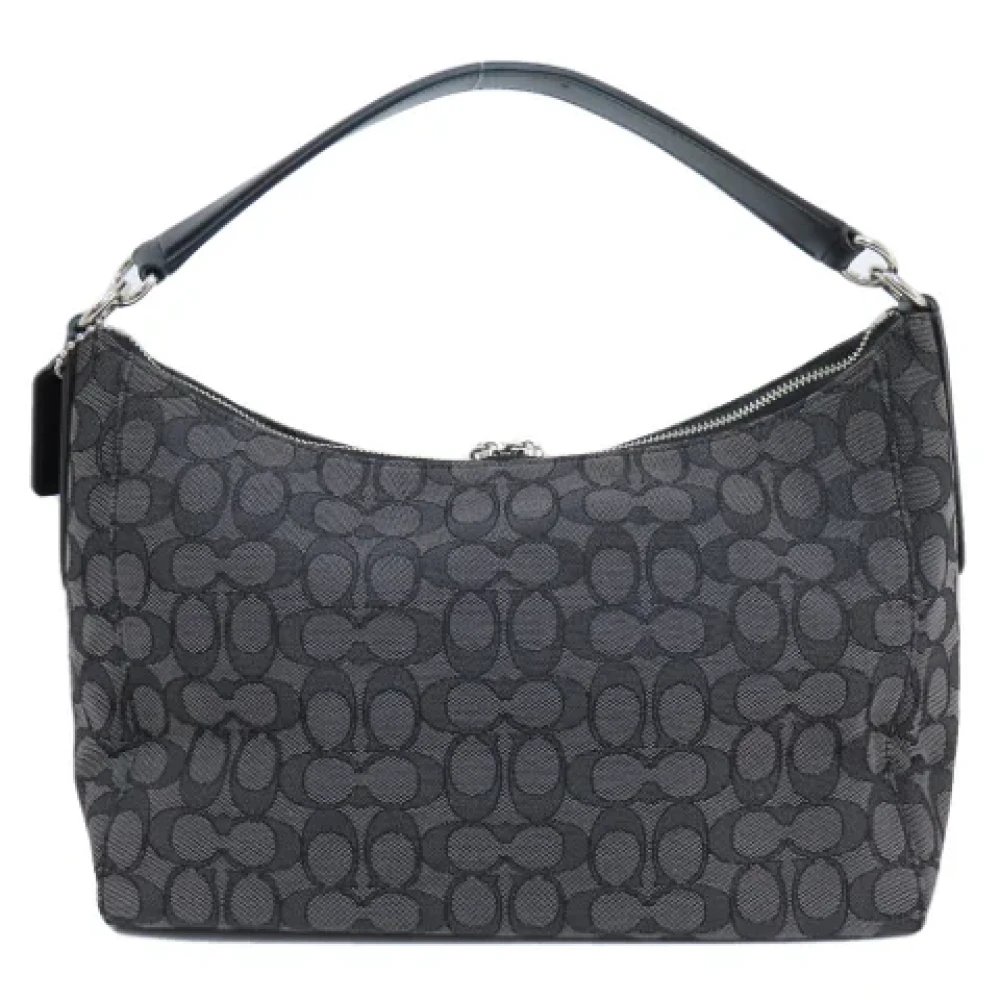 Coach Pre-owned Canvas handbags Black Dames