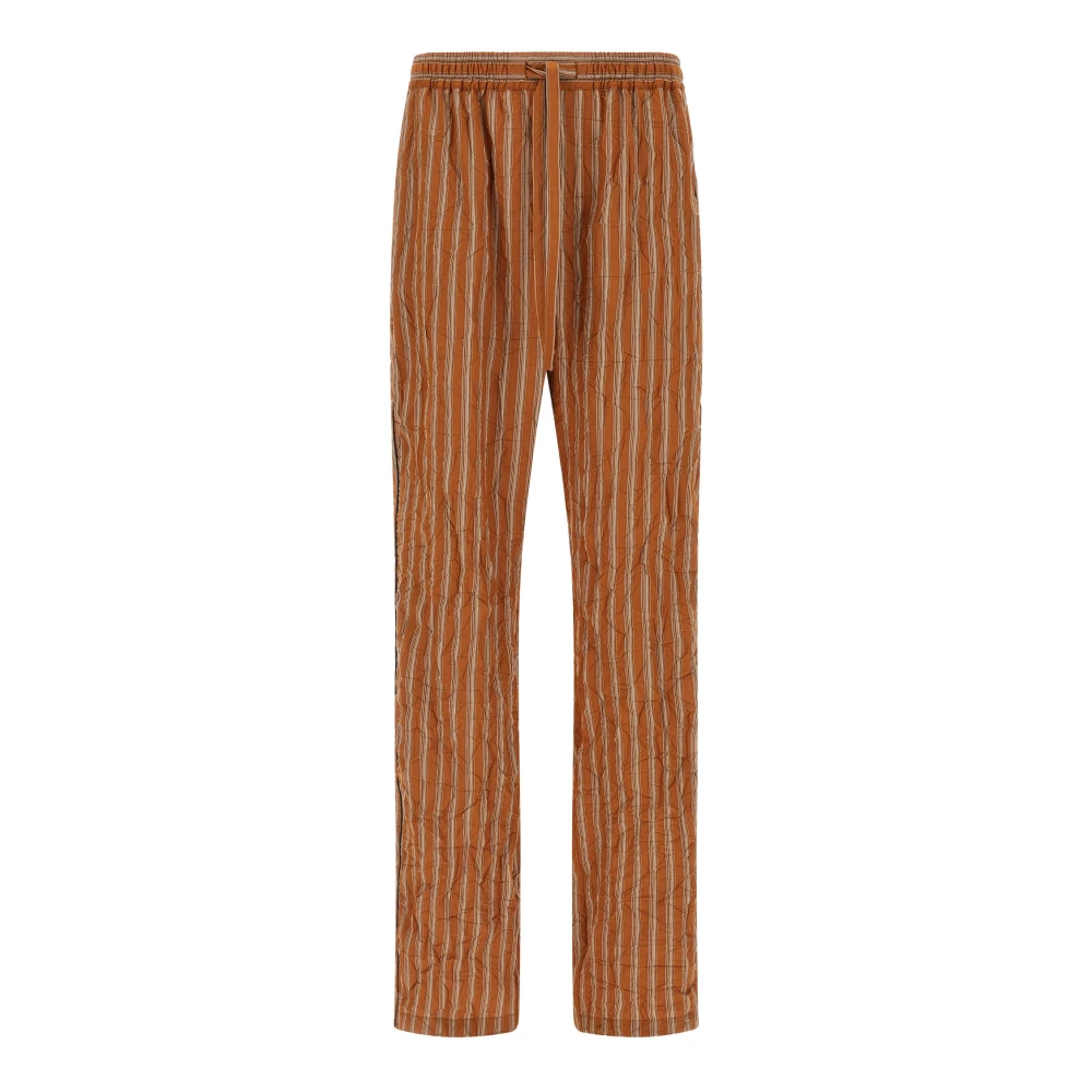 Dolce & Gabbana Brown Straight Trousers, Male, M, Vanity Trousers