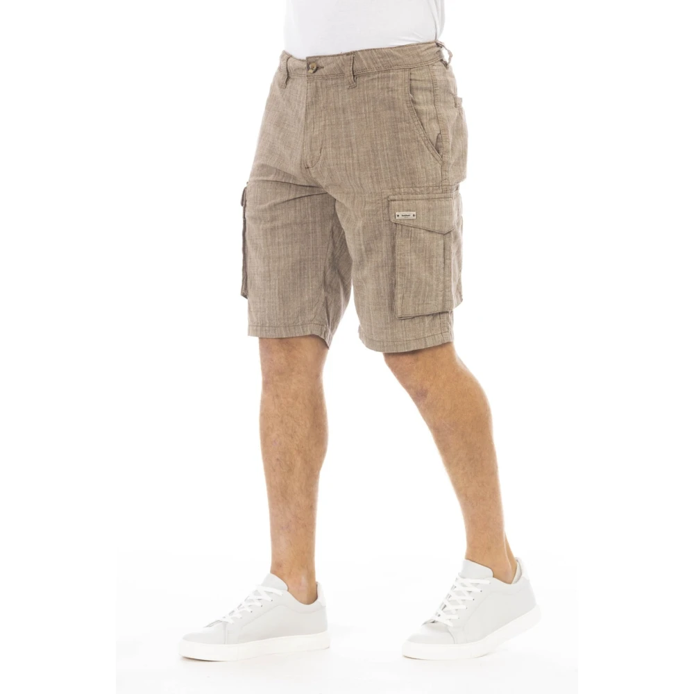 Baldinini Cargo Bermuda Shorts Brown Heren