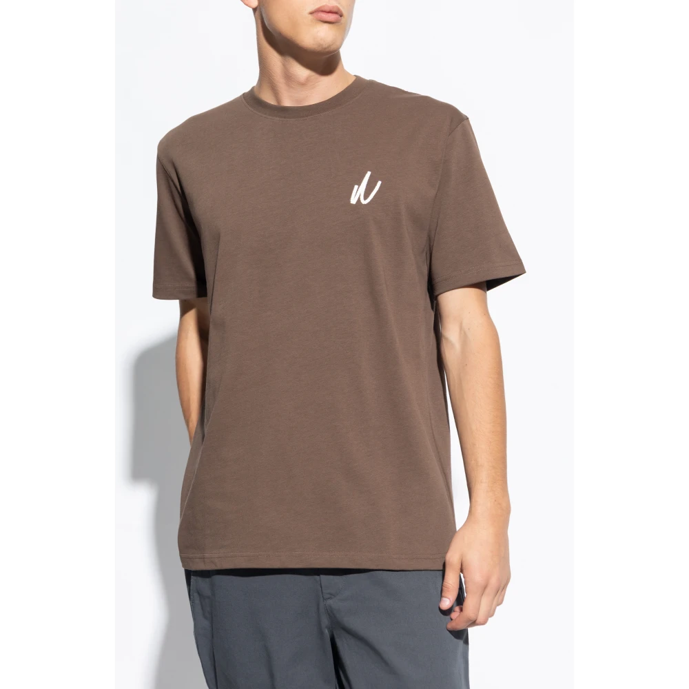 Norse Projects Johannes T-shirt Brown Heren