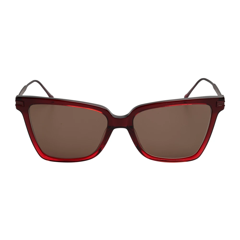 Ferragamo Women's Red Sunglasses, One Size, Rectangle Sunglasses