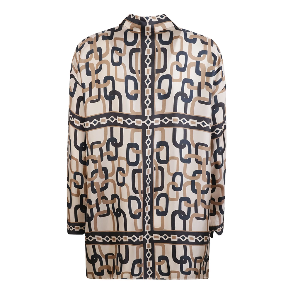 Max Mara Blauwe Shirts Adria Multicolor Dames