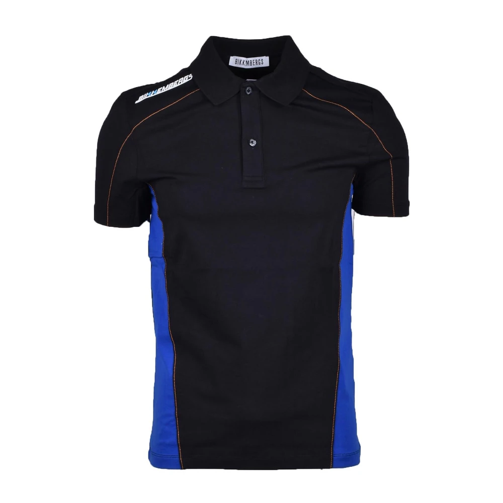 Bikkembergs Men's Black Polo Shirt - Polo Shirts - L - Tops