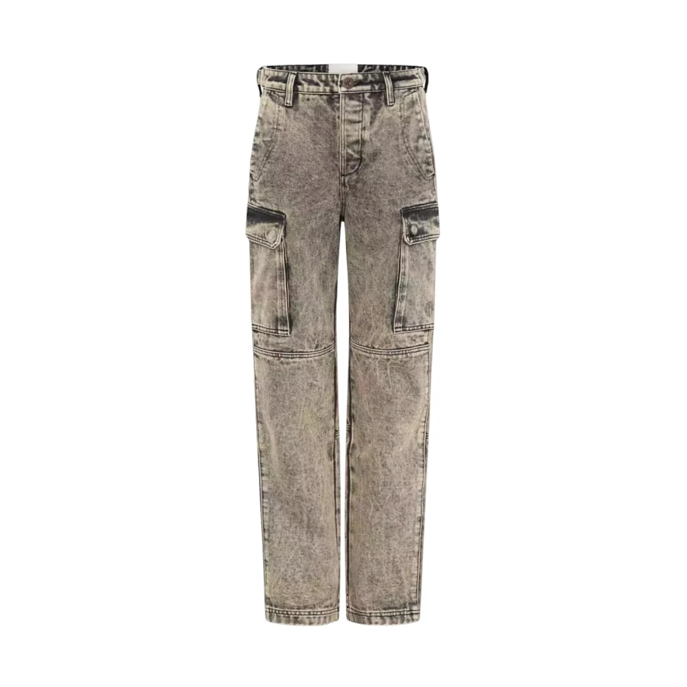 One Teaspoon Beige cargo jeans losse pasvorm Brown Dames