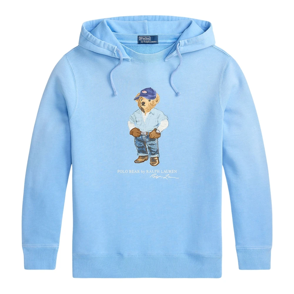 Ralph Lauren Men's Blue Bear Fleece Hoodie - Hoodies - M - Sweatshirts & Hoodies