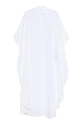 Linen Kaftan V-neck med sidoslitsar