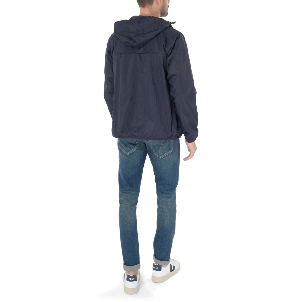 K-way Blauwe Waterdichte Jas Le Vrai 3.0 Blue Heren