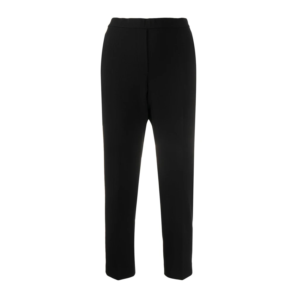 Theory Zwarte Korte Tapered Broek Black Dames