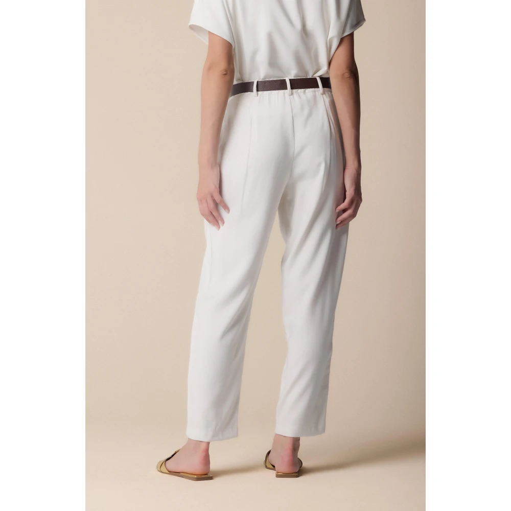 Kocca Klassieke Straight Broek White Dames