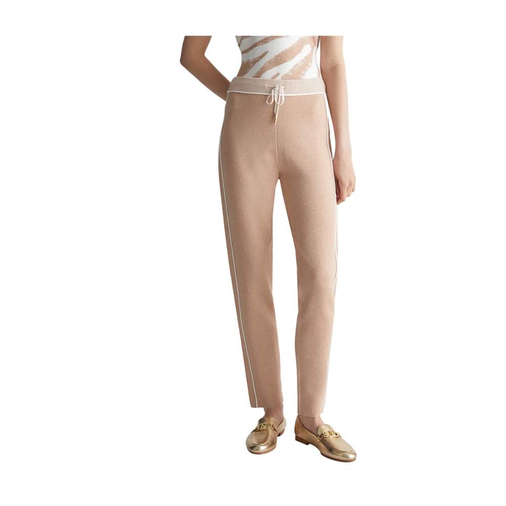 Liu Jo Roze Trendy Broek Chic Stijl Pink Dames