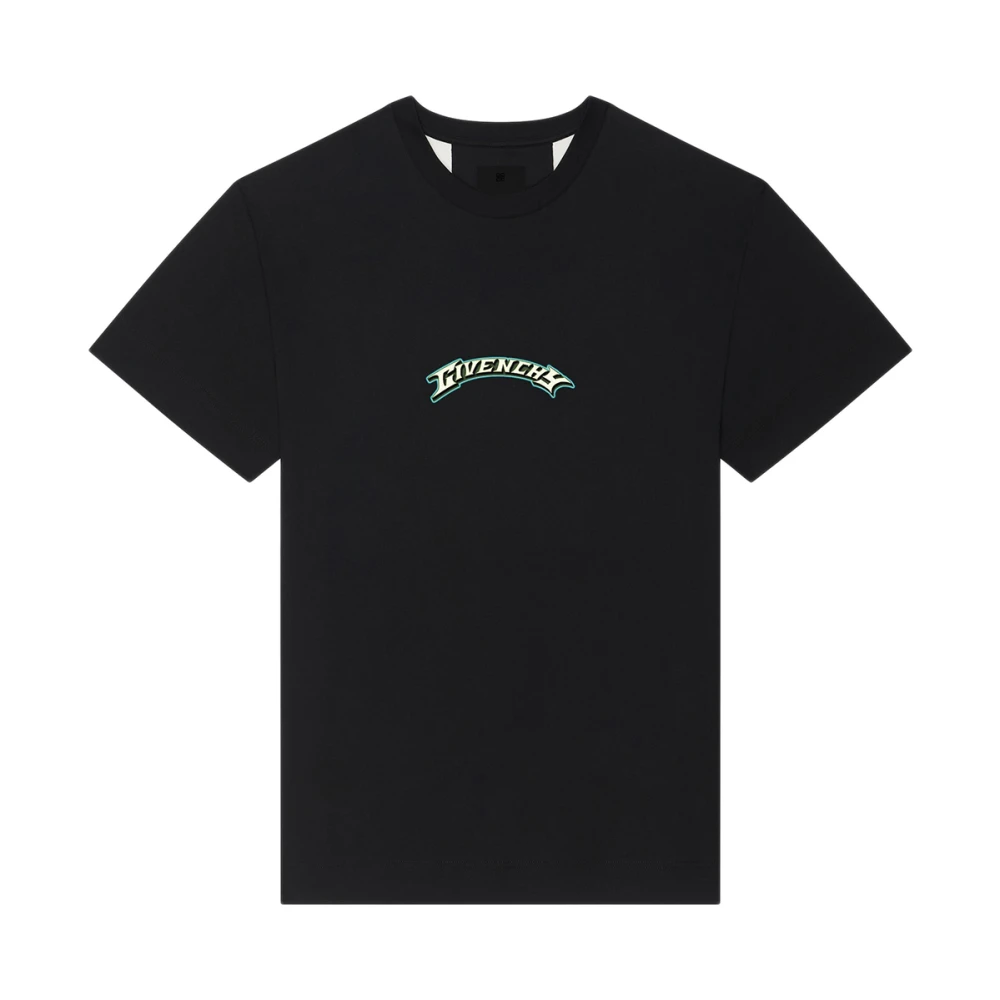 Givenchy T-shirt met ronde hals en kenmerkende print Black Heren