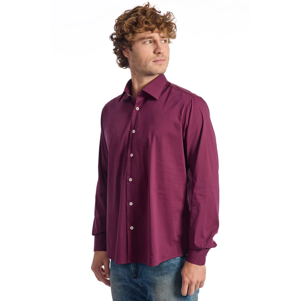 Baldinini Kleding Overhemden Red Heren