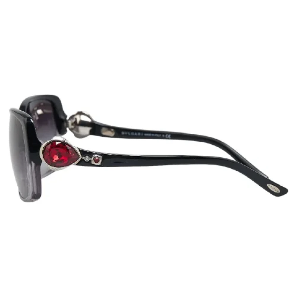 Bvlgari Vintage Pre-owned Plastic sunglasses Black Dames
