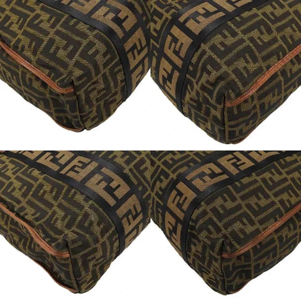 Fendi Vintage Pre-owned Canvas handbags Brown Dames