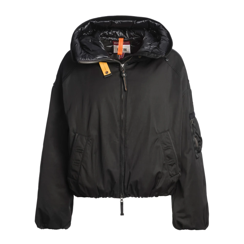 Parajumpers Women's Black Winter Jackets, Xs, In31 Naadz Down Jacket
