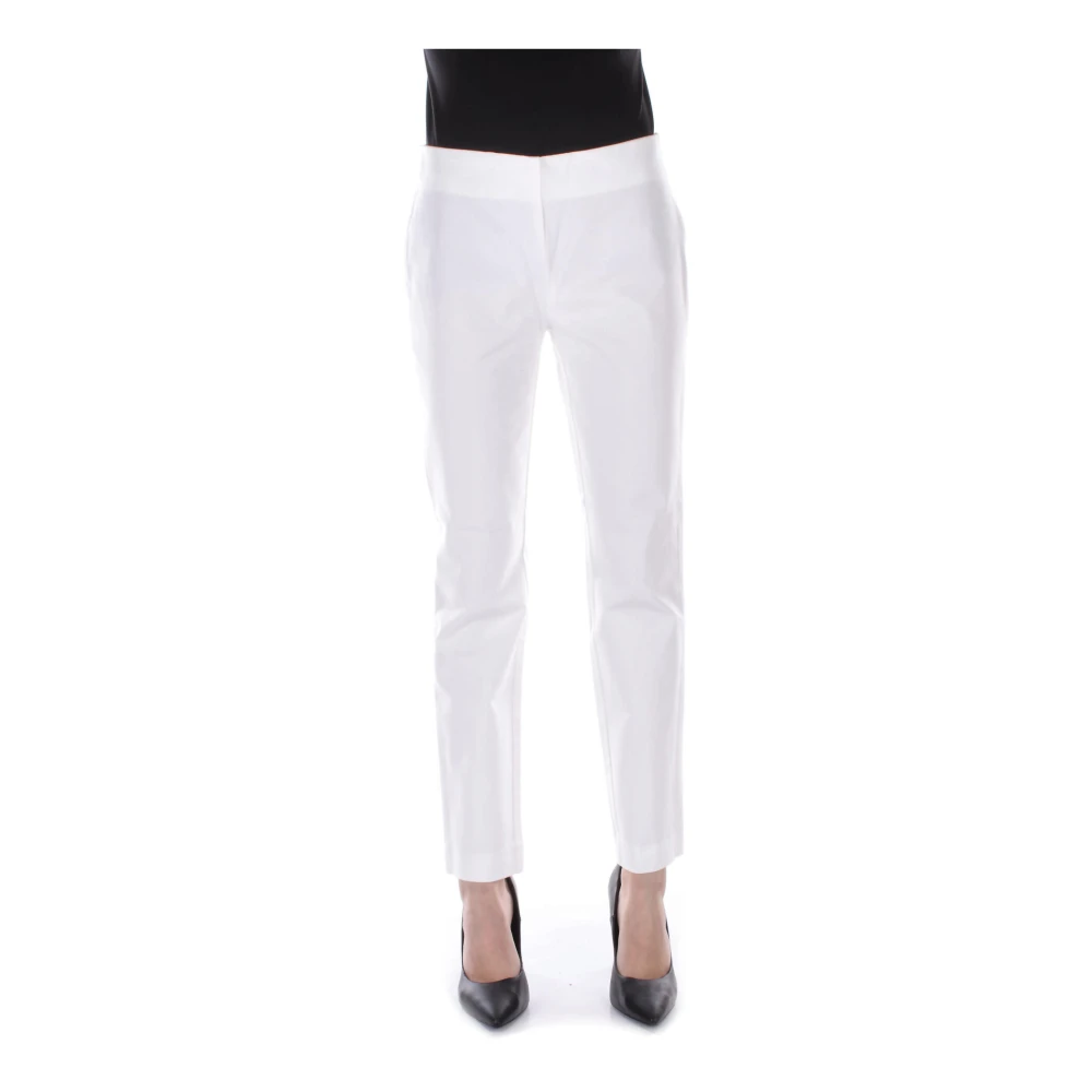 Ralph Lauren Slim-fit Trousers White Dames