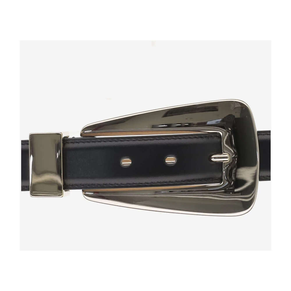Khaite Gouden Gesp Lucca Riem Black Dames