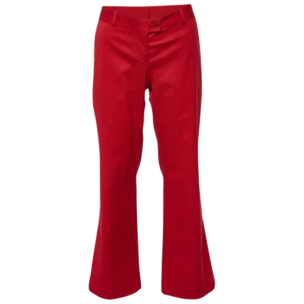 Moschino Pre-Owned Pre-owned Cotton bottoms Red Dames