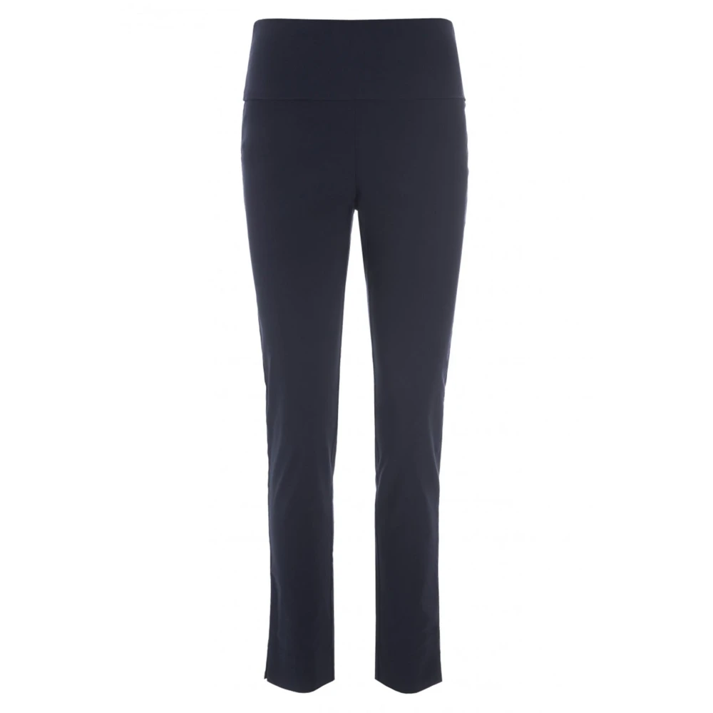 Bitte Kai Rand Blue Slim-Fit Trousers, Female, Xs, Magic Stretch Trousers With Slits Indigo