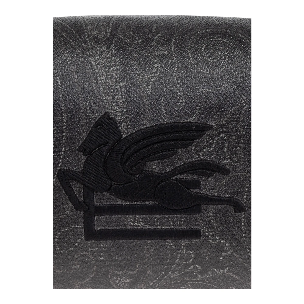 ETRO Cosmetische tas met logo Gray Heren