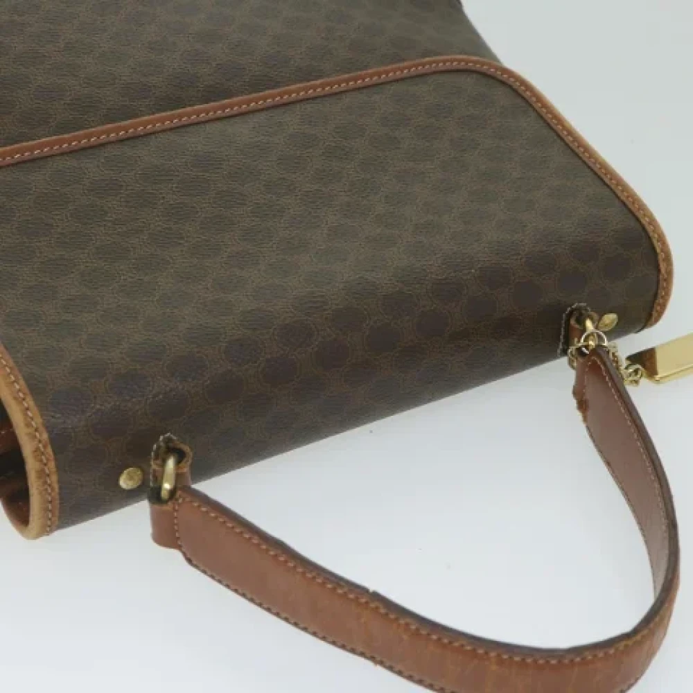 Celine Vintage Pre-owned Leather handbags Brown Dames