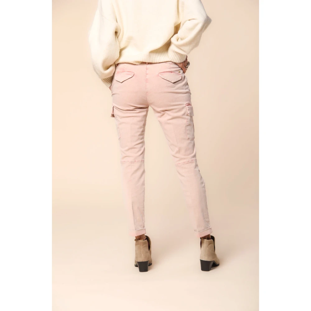 Mason's Cargo broek voor vrouwen Curvy Fit Pink Dames