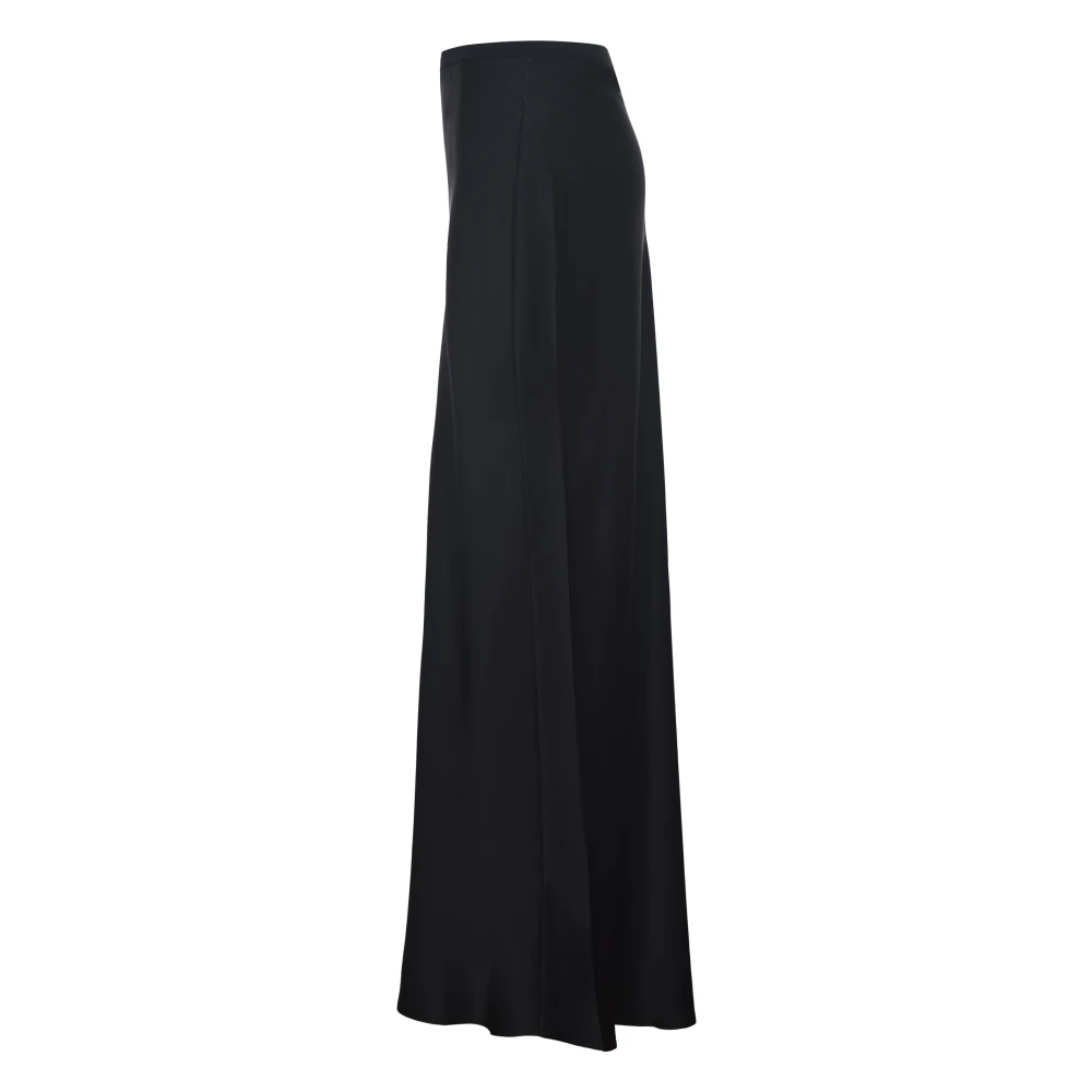 Anine Bing Zwarte Zijden Maxi Rok Black Dames