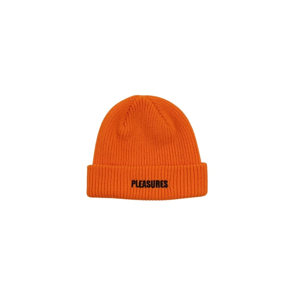 Pleasures Casual Stickad Mössa Mössa Orange, Herr