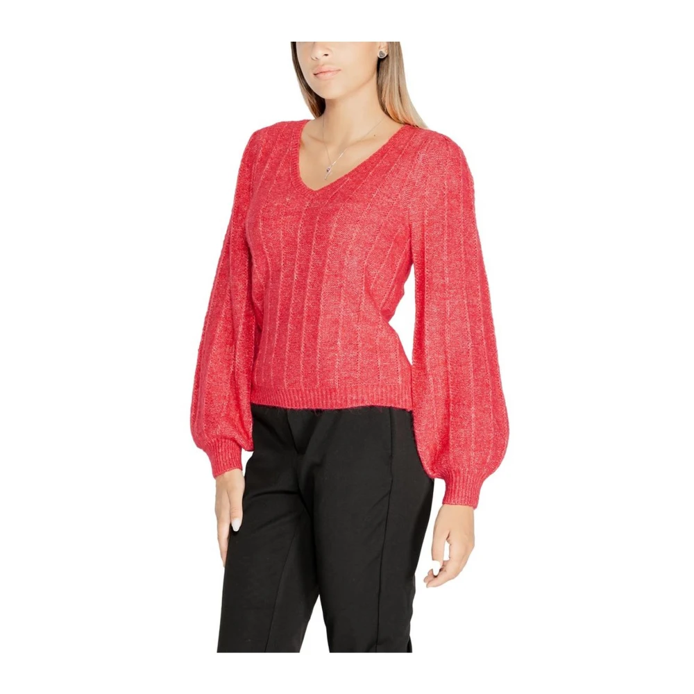 Guess Roze Gebreide Trui Herfst Winter Collectie Pink Dames