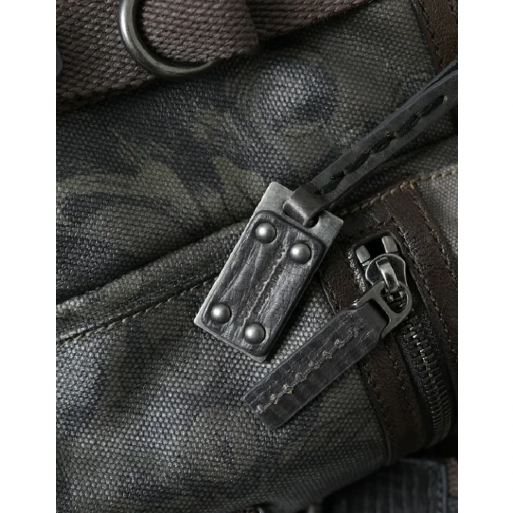 Dolce & Gabbana Pre-owned Fabric backpacks Green Dames