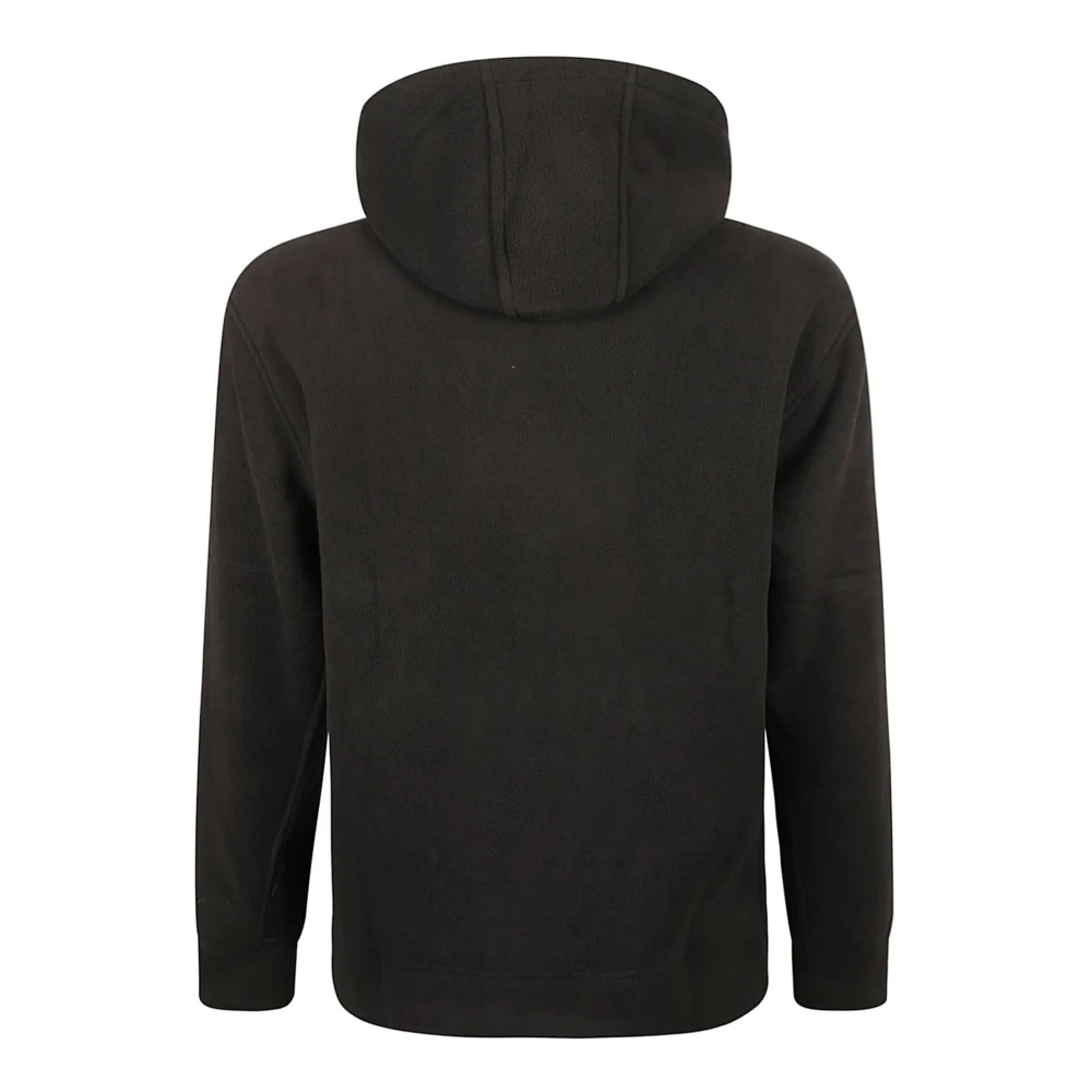 C.P. Company Zwarte hoodie met Pertex details Black Heren