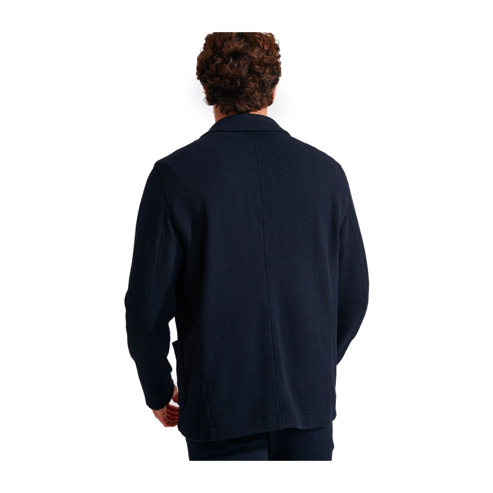 Cala 1789 Navy Blauwe Jas Tony Tigellio Blue Heren