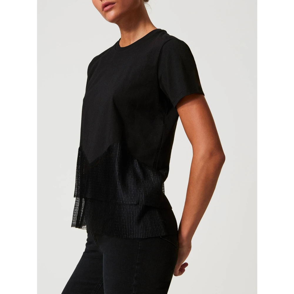 Twinset Zwart T-shirt en Polo Set Black Dames