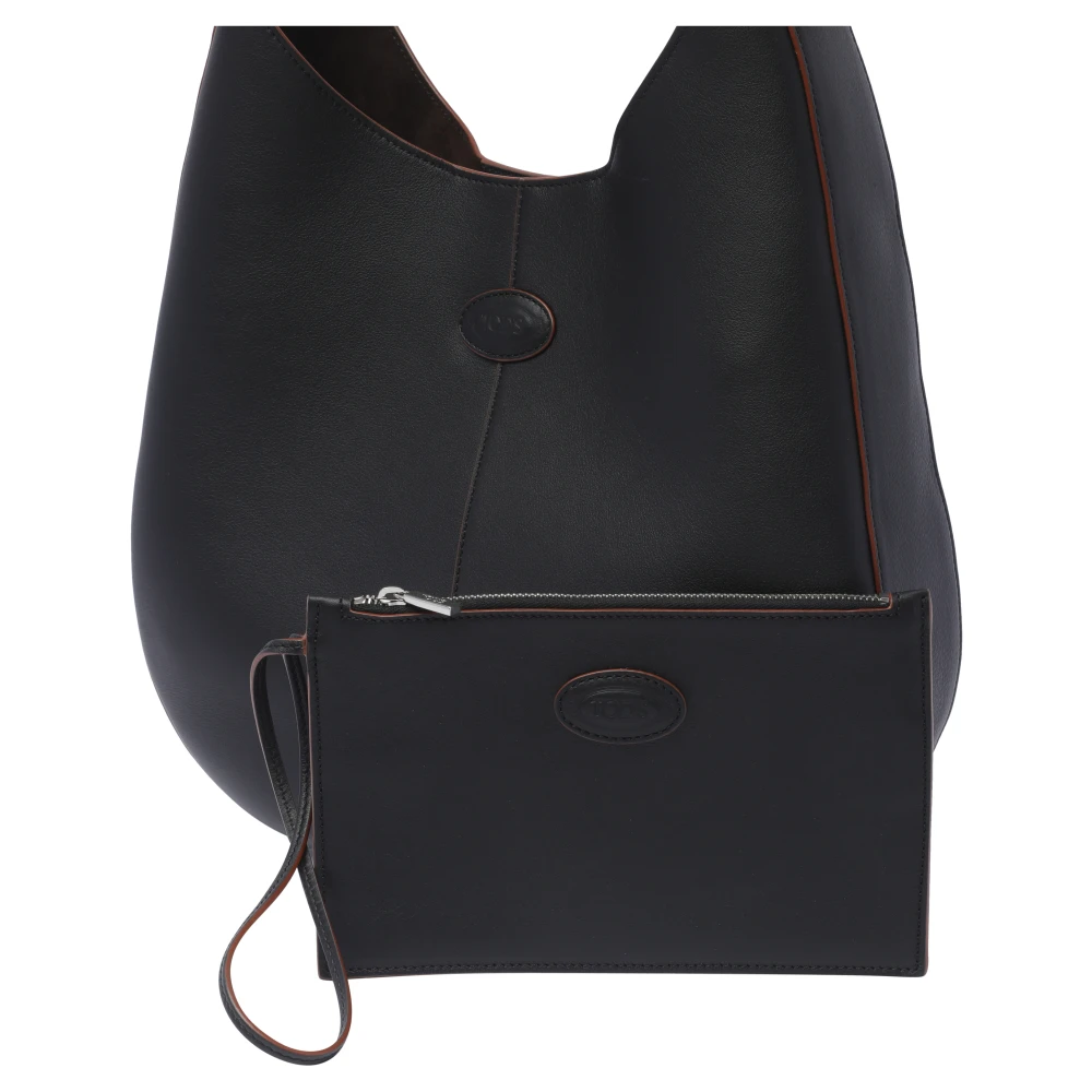 TOD'S Zwarte tassen voor stijlvolle uitstraling Black Dames