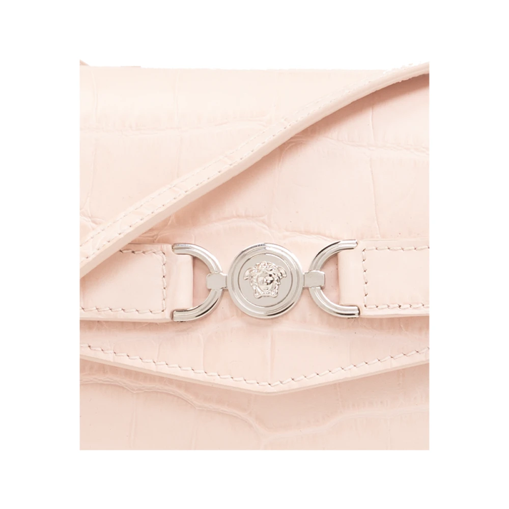 Versace Leren schoudertas Pink Dames