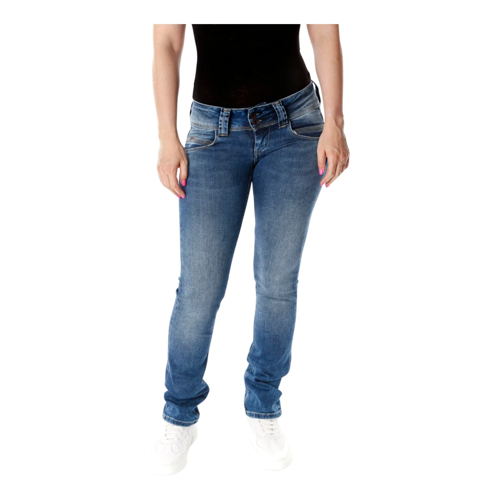 Pepe Jeans Women's Blue Venus Jeans - Slim Fit Jeans - W33 L32 - Jeans